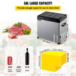 VEVOR Car Refrigerator, 53 Qt, 12v Portable Freezer with Single Zone, 12/24V DC & 110-240V AC Electric Compressor Cooler w/ -4?-68? Cooling Range, for Car Truck Vehicle RV Boat Outdoor & Home use