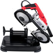 VEVOR Portable Band Saw, 110V Removable Alloy Steel Base Cordless Band Saw, 5 Inch Cutting Capacity Hand held Band Saw,Variable Speed Portable Bandsaw, 10Amp Motor Deep Cut Band saw for Metal Wood