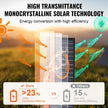 VEVOR Portable Monocrystalline Solar Panel, 200W Foldable Monocrystalline ETFE Solar Charger, 23% Efficiency Solar Panel with MC4 Output, IP67 Waterproof for Power Stations, Camping, Hiking, Off-Grid