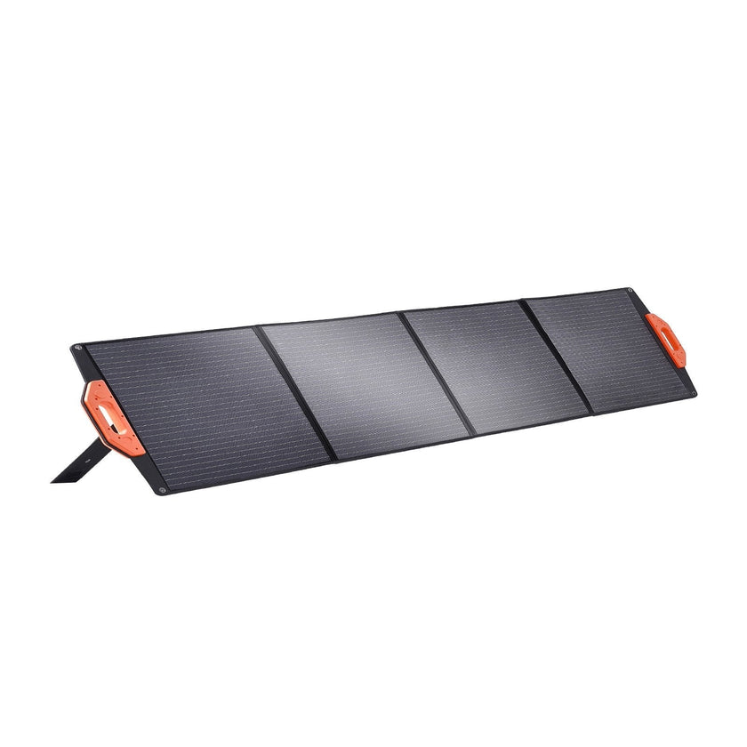 VEVOR Portable Monocrystalline Solar Panel, 200W Foldable Monocrystalline ETFE Solar Charger, 23% Efficiency Solar Panel with MC4 Output, IP67 Waterproof for Power Stations, Camping, Hiking, Off-Grid