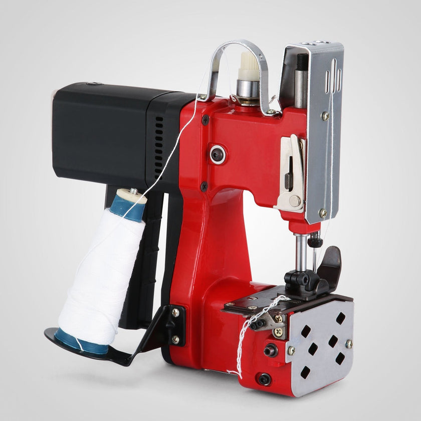 VEVOR Bag Closer Closing Machine GK9-890 Knitted Bag Sealing Closing Packing Machine Closer 110V Portable Sewing Electric Stitcher for Woven Snakeskin Bag Sack (110V)