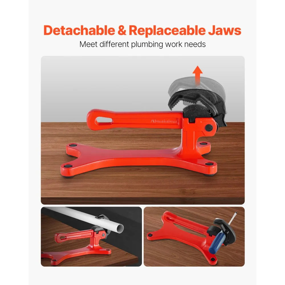 VEVOR Pipe Vise Portable Lightweight Aluminum Pipe Vise 1/8