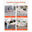 VEVOR Portable Folding Workstand 4.15 x 2.18 ft Collapsible Work Stand 2500 lbs