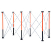 VEVOR Portable Folding Workstand 4.15 x 2.18 ft Collapsible Work Stand 2500 lbs