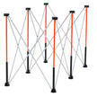 VEVOR Portable Folding Workstand 4.16 x 2.18 ft Collapsible Work Stand 2500 lbs