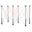 VEVOR Portable Folding Workstand 4.16 x 2.18 ft Collapsible Work Stand 2500 lbs