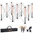 VEVOR Portable Folding Workstand 4.15 x 4.15 ft Collapsible Work Stand 3500 lbs
