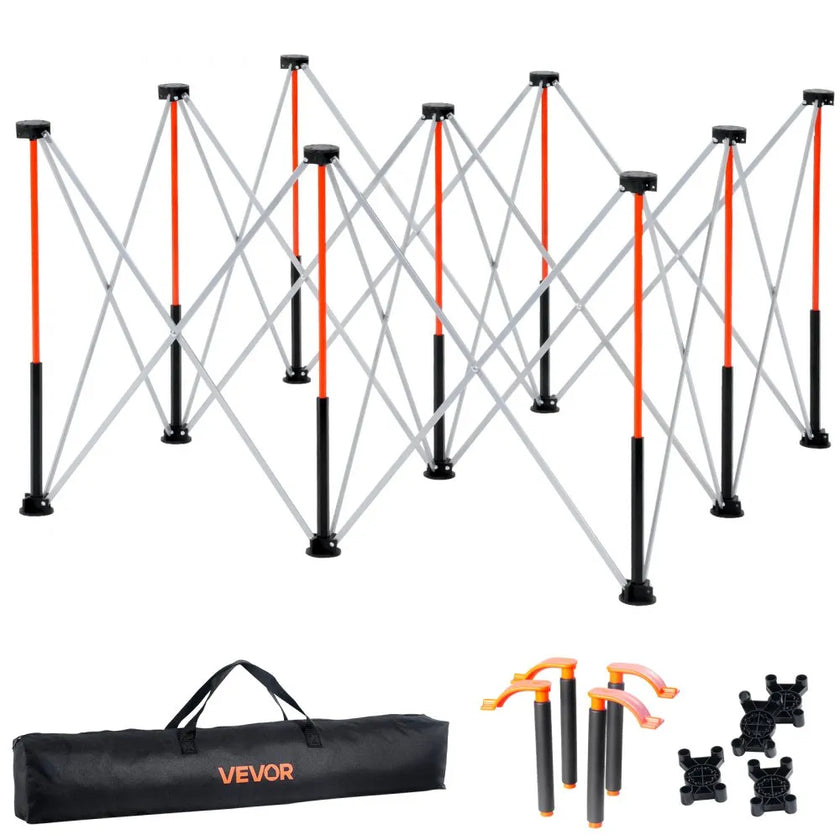 VEVOR Portable Folding Workstand 4.15 x 4.15 ft Collapsible Work Stand 3500 lbs