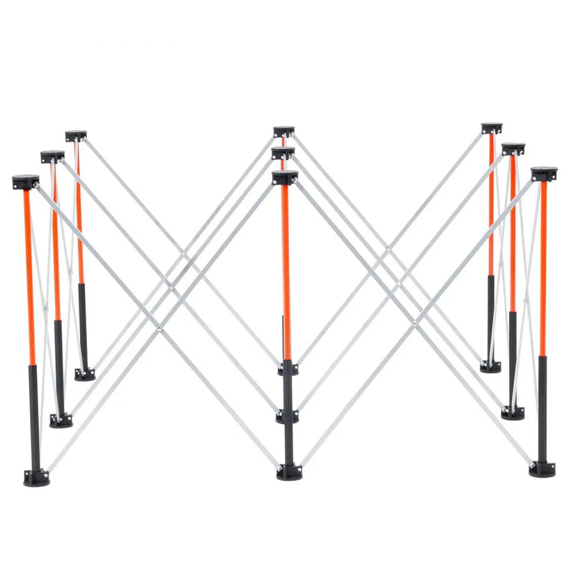 VEVOR Portable Folding Workstand 4.15 x 4.15 ft Collapsible Work Stand 3500 lbs