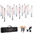VEVOR Portable Folding Workstand 8.02 x 4.12 ft Collapsible Work Stand 6000 lbs