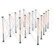 VEVOR Portable Folding Workstand 8.02 x 4.12 ft Collapsible Work Stand 6000 lbs