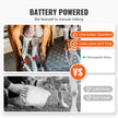 VEVOR Goat Milking Machine, 12 L 304 Stainless Steel Bucket, Electric Automatic Pulsation Vacuum Milker, Portable Milker with Food-grade Silicone Cups and Tubes, Adjustable Suction for Cows and Sheep