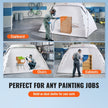 VEVOR Spray Paint Shelter, 10x7x6ft Portable Spray Paint Tent with Built-In Floor & Mesh Screen, Foldable Pop Up Paint Booth for Furniture Large DIY Hobby Tool Painting Station