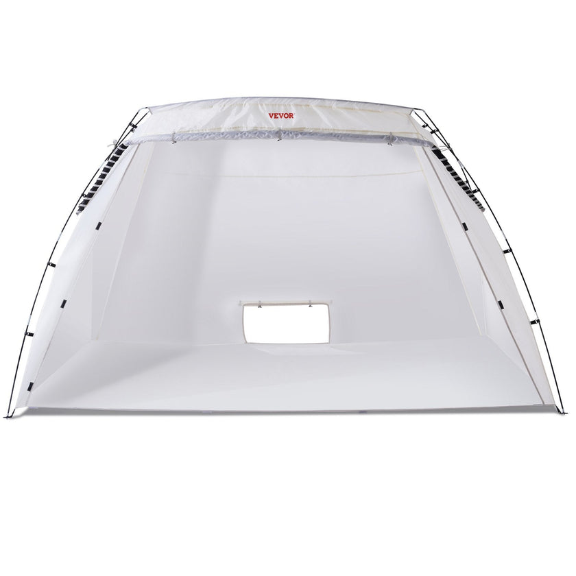 VEVOR Spray Paint Shelter, 10x7x6ft Portable Spray Paint Tent with Built-In Floor & Mesh Screen, Foldable Pop Up Paint Booth for Furniture Large DIY Hobby Tool Painting Station