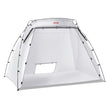 VEVOR Spray Paint Shelter, 7.5x5.2x5.2ft Portable Spray Paint Tent with Built-In Floor & Mesh Screen, Foldable Pop Up Paint Booth for Furniture Large DIY Hobby Tool Painting Station