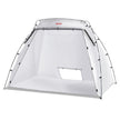 VEVOR Spray Paint Shelter, 7.5x5.2x5.2ft Portable Spray Paint Tent with Built-In Floor & Mesh Screen, Foldable Pop Up Paint Booth for Furniture Large DIY Hobby Tool Painting Station