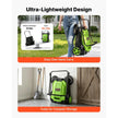 Walk-Behind Hand Push Floor Sweeper, Non-Electric Manual Floor Sweeper with 25.6