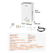 VEVOR Portable Propane Water Heater 10L Tankless with Accessory Regulator