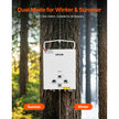VEVOR Portable Propane Water Heater 5L Tankless with Accessory Regulator