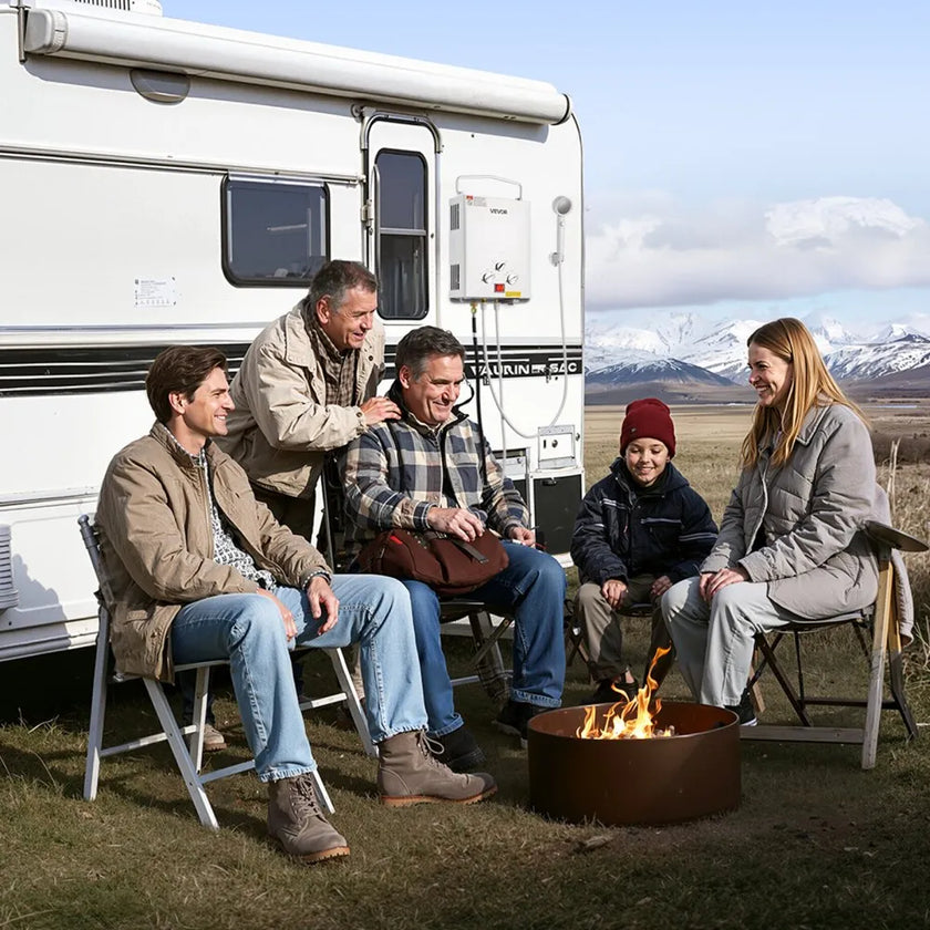 VEVOR Portable Propane Water Heater 5L Tankless with Accessory Regulator