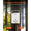 VEVOR Portable Propane Water Heater 6L Tankless with Accessory Regulator