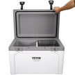 VEVOR Insulated Portable Cooler, 52 qt, Holds 50 Cans, Ice Retention Hard Cooler with Heavy Duty Handle, Ice Chest Lunch Box for Camping, Beach, Picnic, Travel, Outdoor, Keeps Ice for up to 6 Days