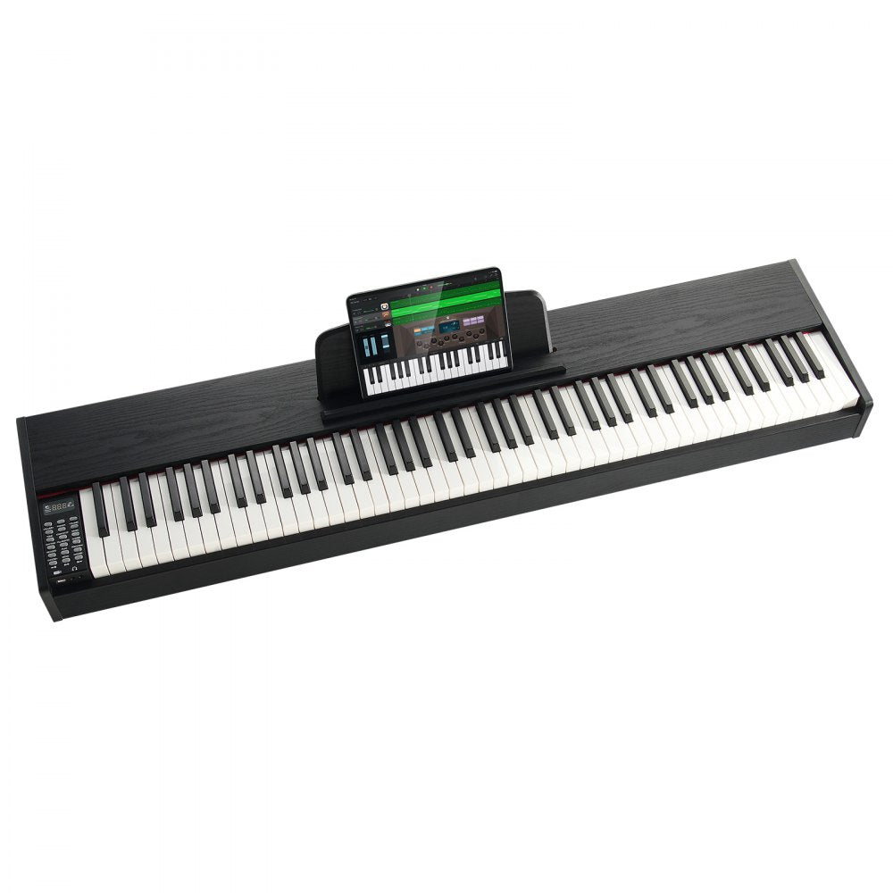 VEVOR 88 Key Fully Weighted Digital Piano Dual Keyboard Speakers Sustain Pedal