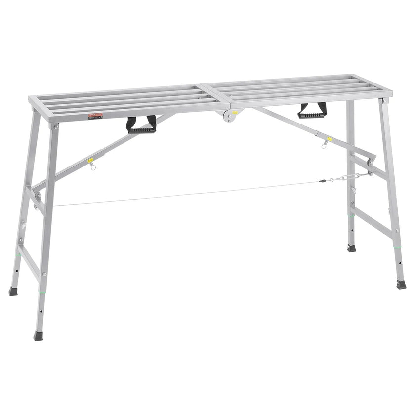 VEVOR Work Platform Adjustable Height Portable Scaffolding Platform 800 lb Load