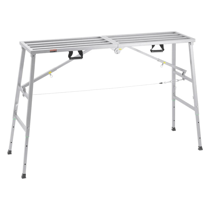 VEVOR Work Platform Adjustable Height Portable Scaffolding Platform 800 lb Load