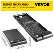 VEVOR Gun Safe for Pistols Small Handgun Lock Box with Combination Lock Portable Safe Box Handgun Security Quick Access for Car, Home, Travel, Office