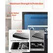 Double Door Home Safe, 3.3 Cu. Ft. Electronic Security Safe with Digital Keypad, Drop Slot & Backup Keys