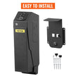 VEVOR Handgun Safe Box Fingerprint Pistol Gun Safes Gun Storage Case Handgun Holder Quick Access Security Lock Key Vault?OS580SE?