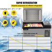VEVOR Portable Refrigerator 21 Quart(20 Liter),12 Volt Refrigerator App Control(-4?~68?), Car Refrigerator Electric Compressor Cooler with 12/24v DC & 110-240v AC for Camping, Travel, Fishing, Outdoor