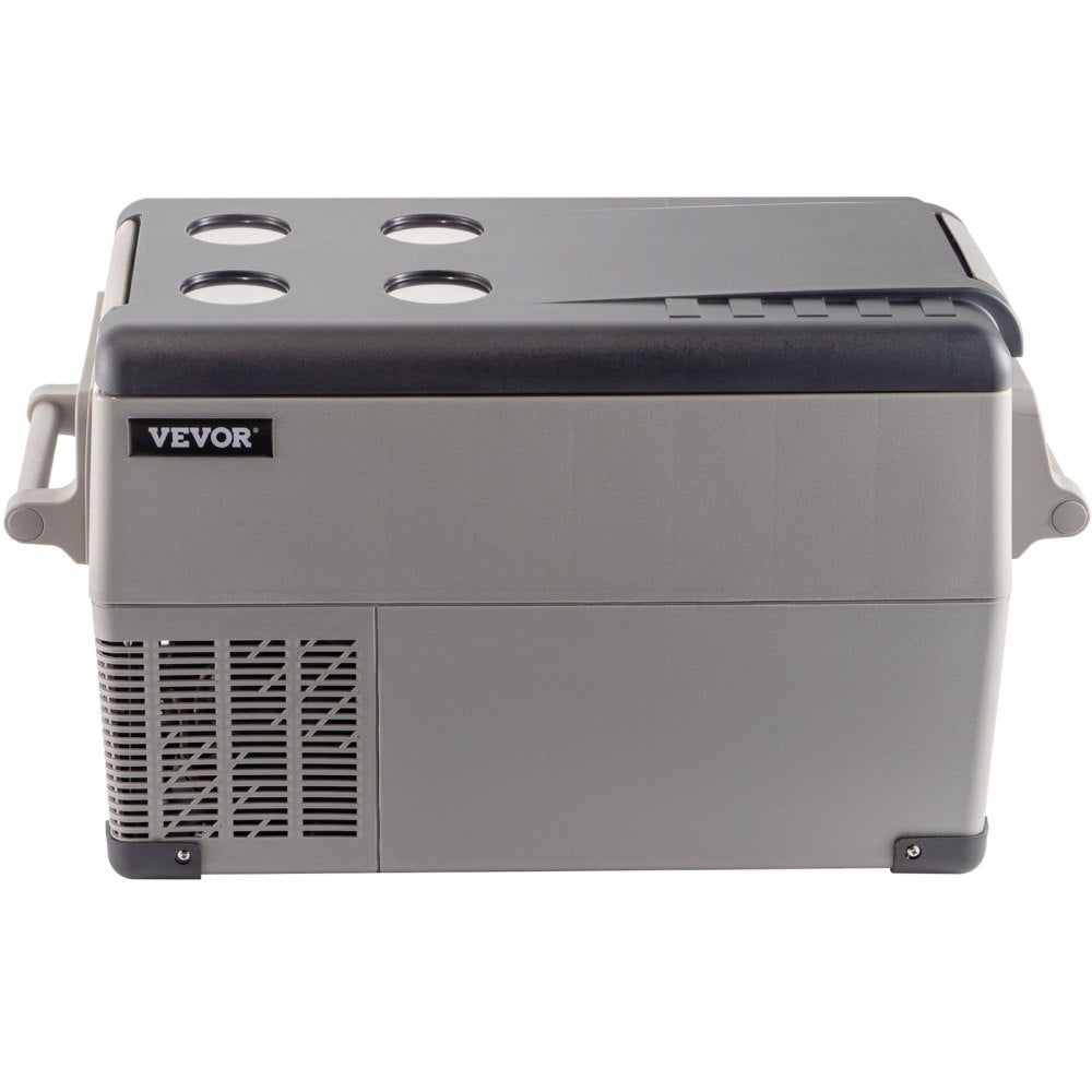 VEVOR Portable Refrigerator 37 Quart(35 Liter),12 Volt Refrigerator App Control(-4?~68?), Car Refrigerator Dual Zone with 12/24v DC & 110-240v AC for Camping, Travel, Fishing, Outdoor or Home Use