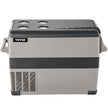 VEVOR 12 Volt Refrigerator 45L(48qt) Fast Cooling Portable Freezer with App Control(-4?~68?) Car Fridge with 12/24v DC & 110-240v AC for Travel, Camping and Home Use, 48 Quart, Black