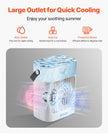 VEVOR Portable Air Conditioner 4-in-1 Evaporative Air Cooler 700ml Water Tank