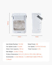 VEVOR Portable Air Conditioner 4-in-1 Evaporative Air Cooler 700ml Water Tank