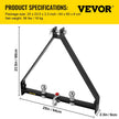 3 Point BX Trailer Hitch Compact Tractor Drawbar For Kubota John Deere