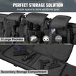VEVOR Rifle Bag, 36 inch Tactical Double Long Gun Bag, Soft Rifle Case with Lockable Zipper, Portable Handle & Shoulder Strap, 3 Large Storage Pockets Rifle Case for Two 34