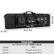 VEVOR Rifle Bag, 36 inch Tactical Double Long Gun Bag, Soft Rifle Case with Lockable Zipper, Portable Handle & Shoulder Strap, 3 Large Storage Pockets Rifle Case for Two 34