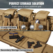 VEVOR Rifle Bag, 36 inch Tactical Double Long Gun Bag, Soft Rifle Case with Lockable Zipper, Portable Handle & Shoulder Strap, 3 Large Storage Pockets Rifle Case for Two 34