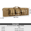 VEVOR Rifle Bag, 36 inch Tactical Double Long Gun Bag, Soft Rifle Case with Lockable Zipper, Portable Handle & Shoulder Strap, 3 Large Storage Pockets Rifle Case for Two 34