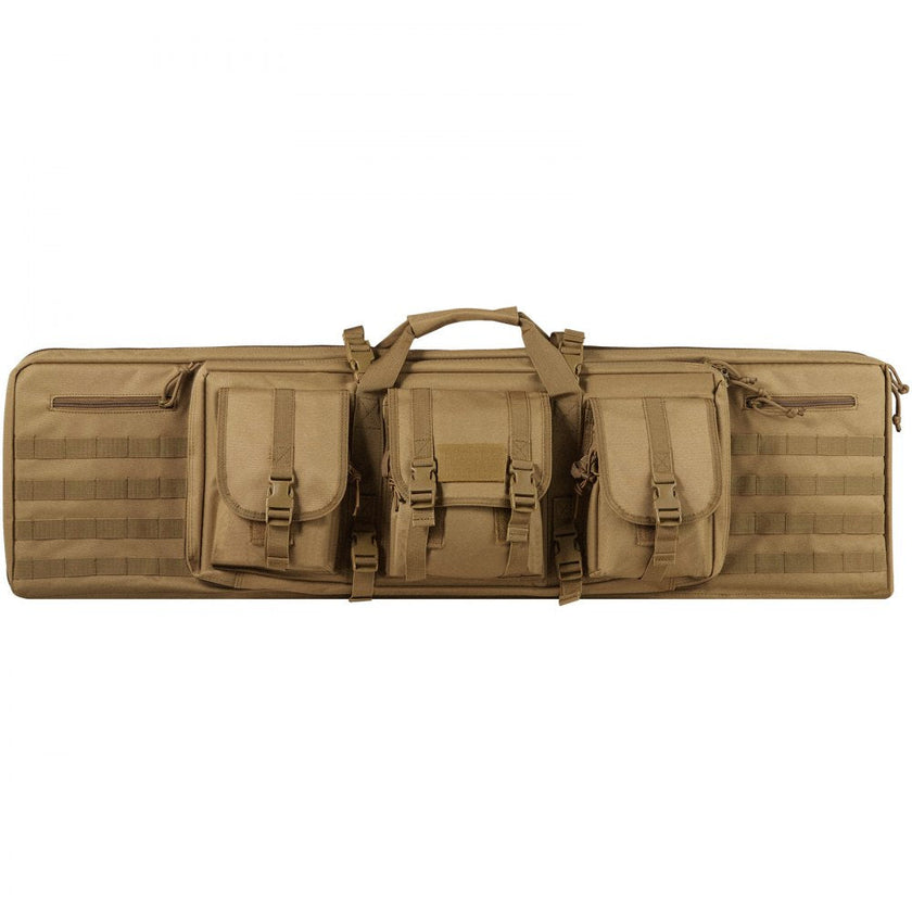 VEVOR Rifle Bag, 36 inch Tactical Double Long Gun Bag, Soft Rifle Case with Lockable Zipper, Portable Handle & Shoulder Strap, 3 Large Storage Pockets Rifle Case for Two 34