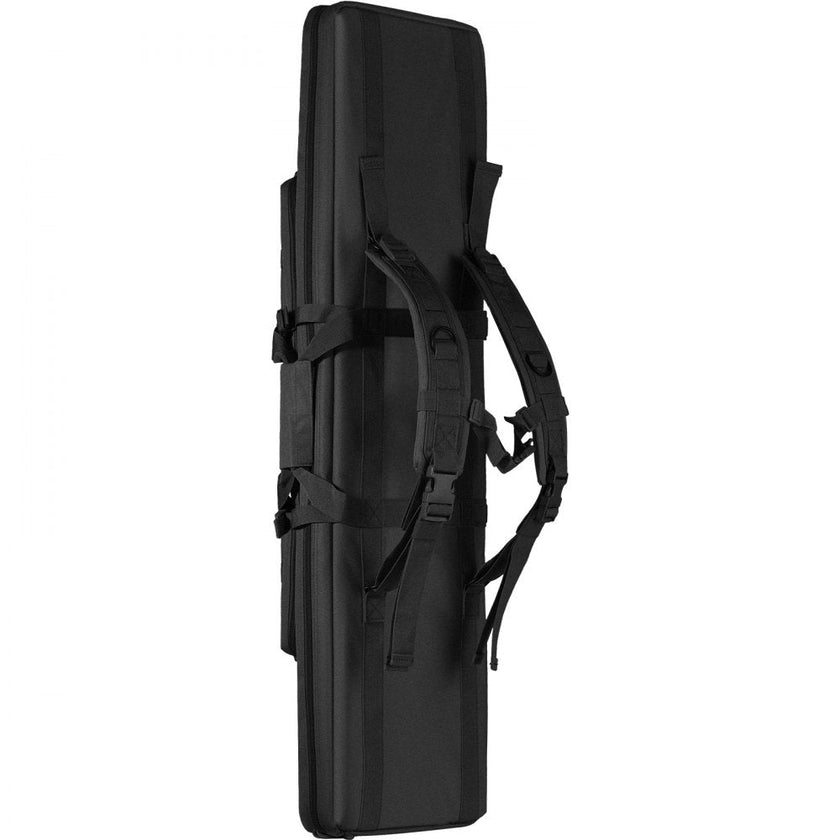 VEVOR Rifle Bag, 42 inch Tactical Double Long Gun Bag, Soft Rifle Case with Lockable Zipper, Portable Handle & Shoulder Strap, 3 Large Storage Pockets Rifle Case for Two 40