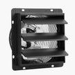 VEVOR 12 inch Shutter Exhaust Fan, Wall Mounted Attic Vent Fan with Smart Programming Variable Speed Temperature Control, 1500 CFM,EC Motor,Timer, for Shed,Garage,Greenhouse Ventilation Cooling,Black