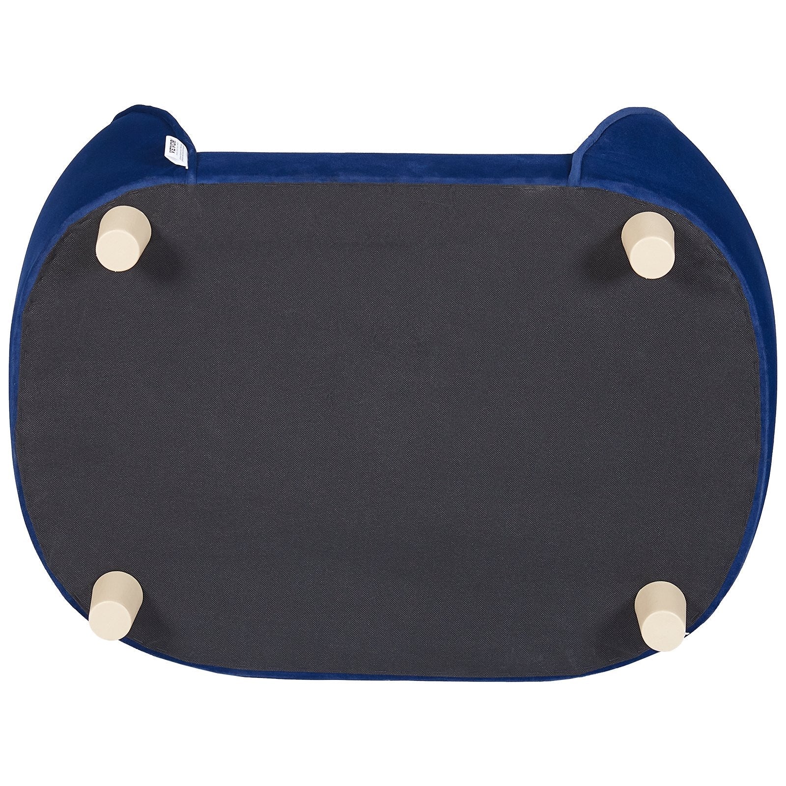 VEVOR Pet Sofa, Dog Couch for Medium-Sized Dogs and Cats, Soft Velvety Dog Sofa Bed, 81 lbs Loading Cat Sofa, Dark Blue