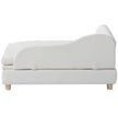 VEVOR Pet Sofa, Dog Couch for Large-Sized Dogs and Cats, Soft Velvety Dog Sofa Bed, 110 lbs Loading Cat Sofa, White