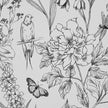 VEVOR Peel and Stick Wallpaper, 17.7 x 393.7 inch Contact Paper White Line Art Botanical Floral Waterpoof Self Adhesive, Easy to Clean Wall Decorative Vinyl Roll for Bedroom Kitchen Bathroom Office