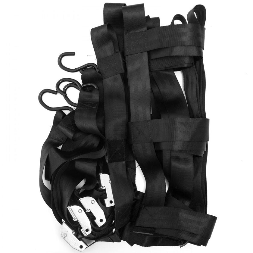 VEVOR 3.5'x 4.1' Cargo Net with S-Hooks, Truck Bed Cargo Net Heavy Duty Cargo Nets Capacity 1100LBS for Pickup Trucks (42