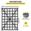 VEVOR Cargo Net, 4.2\' x 5.5\' Cargo Net for Pickup Truck Bed, Heavy Duty Cargo Nets with Cam Buckles & S-Hooks & Cross Strap, Truck Bed Cargo Net for Trailer SUV Roof Rack (50\